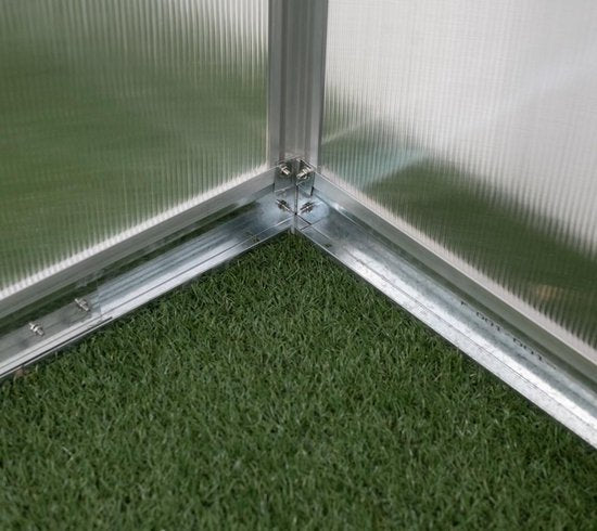 Westmann Aluminium kas Flora 64 - Zilver - 132x190x201cm