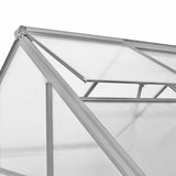 Westmann Aluminium kas Flora 68 - Zilver - 252x192x201cm
