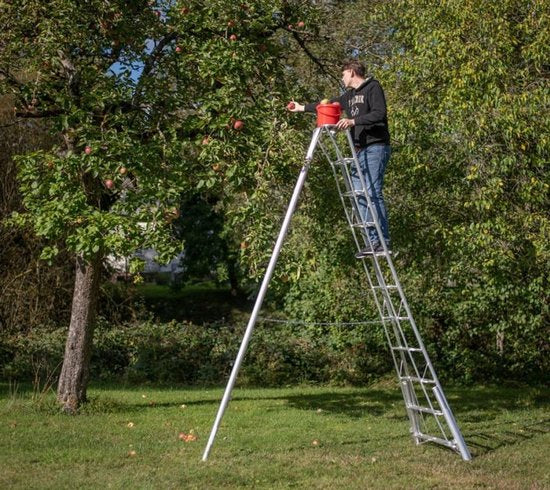 Niwaki Driepoot Tuinladder 300-360 cm Verstelbaar- Snoeiladder Plukladder