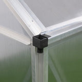 Westmann Aluminium kas Flora 64 - Zilver - 132x190x201cm