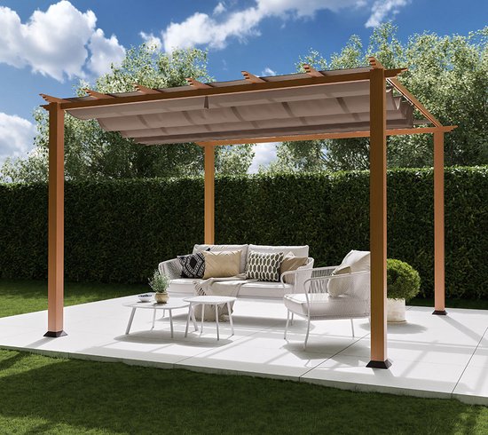 Paragon Outdoor - ST02000 - Paviljoen - Pergola - Partytent - 235 x 350 x 350 cm