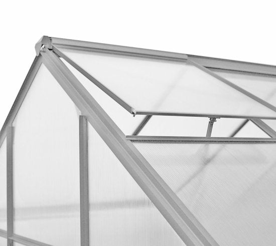 Westmann Aluminium kas Flora 64 - Zilver - 132x190x201cm