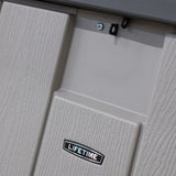 Lifetime® Kunststof Kussenbox 570 ltr - Tuinkist 72x151x69cm - Grijs