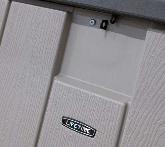 Lifetime® Kunststof Kussenbox 570 ltr - Tuinkist 72x151x69cm - Grijs