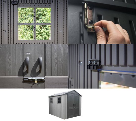 Lifetime - LG60310 - Tuinhuis - Tuinschuur - 204 x 227 x 285 cm