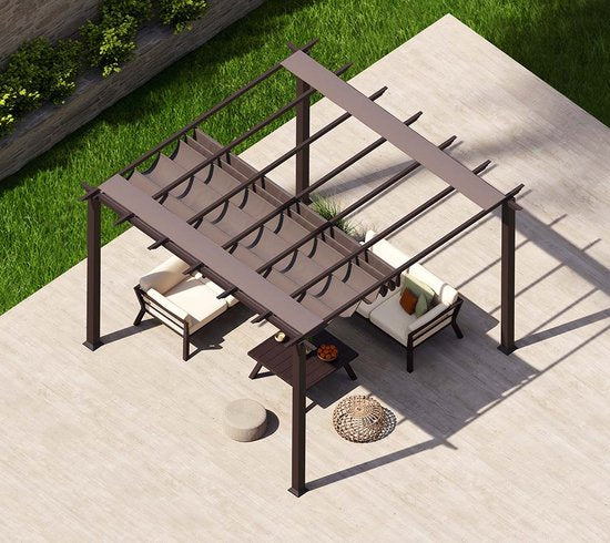 Paragon Outdoor - ST02003 - Paviljoen - Pergola - Partytent - 235 x 350 x 350 cm