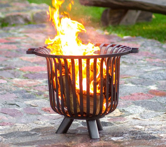 CookKing Vuurkorf - Zwart - Vuurkorf voor - Voor