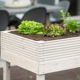 Westmann Frieda Houten Plantenbak op poten 75x119x79 cm - Lichtgrijs