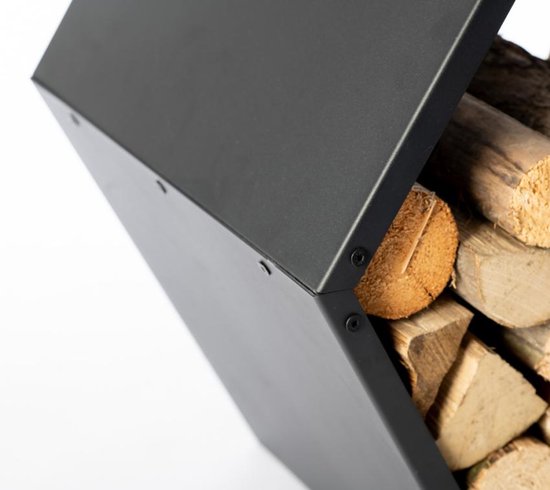 Westmann HaardHout Brandhoutrek WMLG789 - Houtopslag binnen - Zwart