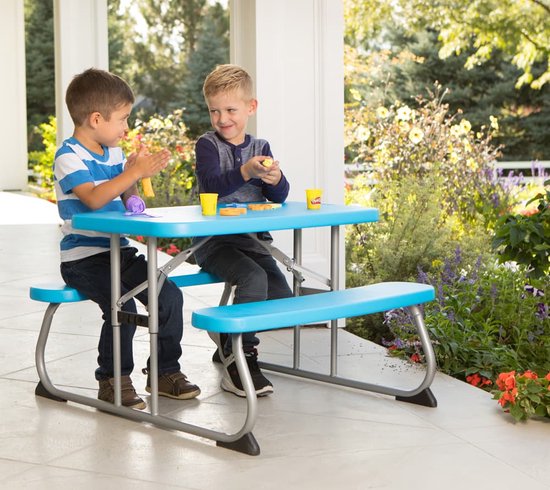 Lifetime® Kindertafel Opvouwbaar - Picknickset voor binnen en buiten - Blauw