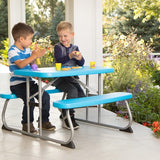 Lifetime® Kindertafel Opvouwbaar - Picknickset voor binnen en buiten - Blauw