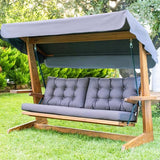 Westmann Viva 2400 Houten 3-zits Hollywood Schommelbank - Grijs