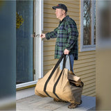ShelterLogic® polyester Haardhout zak - tot 27 kg - Beige