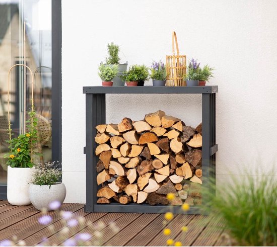 Westmann HaardHout Houtopslag Houtrek WM4020 - Brandhoutrek 52x108x106 cm