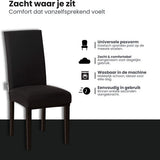 Stoelhoezen - Eetkamerstoel Hoes - 6 Stuks - Bescherm stijlvol je stoelen