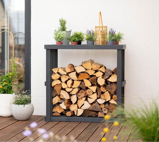 Westmann HaardHout Houtopslag Houtrek WM4020 - Brandhoutrek 52x108x106 cm