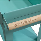 Herstera Garden® Barcelona Plantenbak Verrijdbaar - 85x50x80cm - Muntgroen