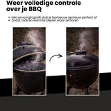 BBQ Vervangingsvilt - Zelfklevend - 450cm x 2cm x 3mm - BBQ Vilt - Geschikt voor o.a. Green Egg, Kamado, Black Bastard