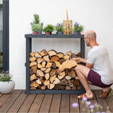 Westmann HaardHout Houtopslag Houtrek WM4020 - Brandhoutrek 52x108x106 cm