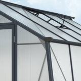 Westmann Aurora 810 - TuinKas met fundering - Antraciet 309x248 cm