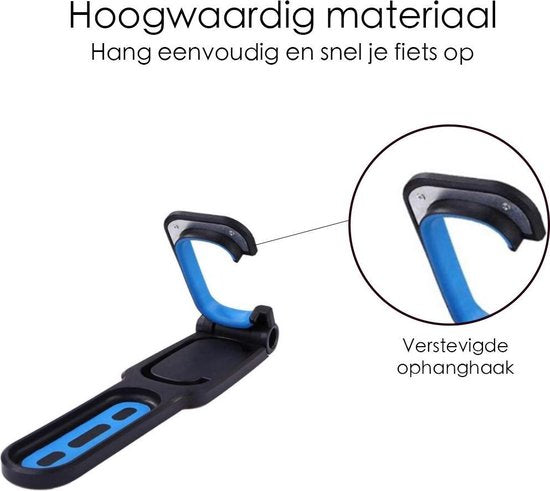 Ophangbeugel voor Fiets - Fiets Ophangbeugel - Muurhouder fiets - Muurbeugel Wandhouder Wandbeugel - Muurbevestiging Ophangsysteem - Muur Houder Fietsbeugel Fietshaak