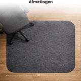 Bureaustoelmat 120 x 90 cm – Vloerbeschermer voor Bureaustoel – Stoelmat Bureau – Antislip Bureaustoel Mat voor Harde Vloeren – Krasbestendige Vloermat Kantoor & Thuiswerkplek