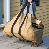 ShelterLogic® polyester Haardhout zak - tot 27 kg - Beige