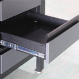 Feistos Werkbank Heros 3 - incl. geperforeerde wand - Antraciet/zwart - 60x169x87cm