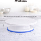 Taartplateau - Draaibaar Taartplateau Anti-slip - Draaiplateau Taart –Turntable Cake - Taartplateau - Draaitafel