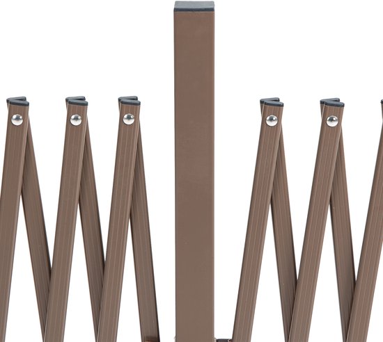 flexibel Hekwerk Uitrekbaar van 52 - 405 cm - aluminium