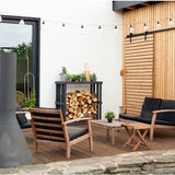 Westmann HaardHout Houtopslag Houtrek WM4020 - Brandhoutrek 52x108x106 cm
