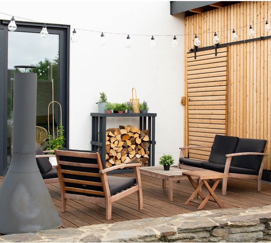 Westmann HaardHout Houtopslag Houtrek WM4020 - Brandhoutrek 52x108x106 cm