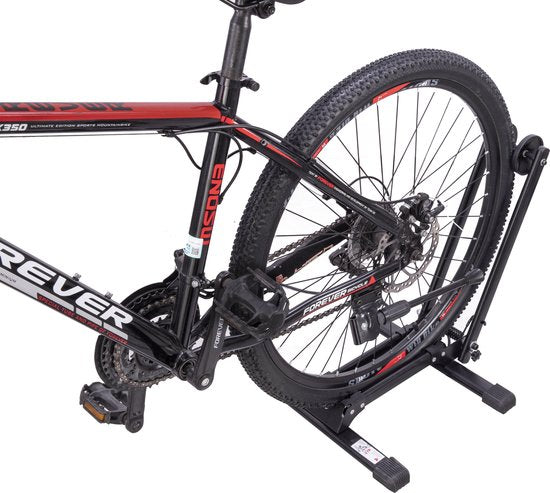 4toolz® Universele vrijstaande Fietsstandaard Mountainbike en Gewone fiets - Zwart