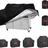 BBQ Hoes - 150 x 100 x 125 cm - Universeel - Barbecue Hoes Waterafstotend - BBQ Accessoires - Beschermhoes met Trekkoord - Gasbarbecue Accessoires