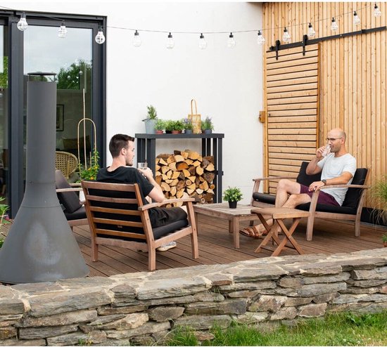 Westmann HaardHout Houtopslag Houtrek WM4020 - Brandhoutrek 52x108x106 cm