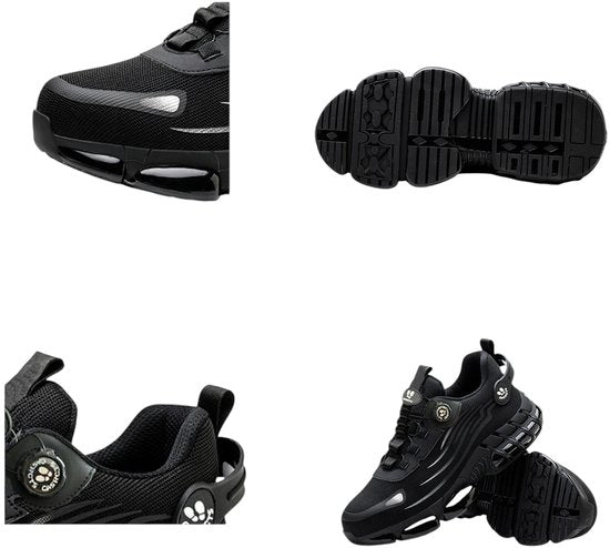 Veiligheidsschoenen Heren - Stalen Neus & Anti-Perforatie Zool - Lichtgewicht, Ademend Werkschoenen