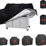 BBQ Hoes - 150 x 100 x 125 cm - Universeel - Barbecue Hoes Waterafstotend - BBQ Accessoires - Beschermhoes met Trekkoord - Gasbarbecue Accessoires