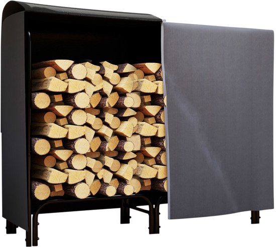 Houtopslagrek 120x36x99 cm met Waterafstotende Hoes
