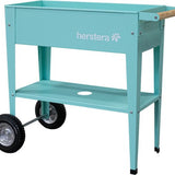 Herstera Garden® Barcelona Plantenbak Verrijdbaar - 85x50x80cm - Muntgroen