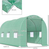 4goodz Tunnelserre Foliekas met Gaasplastic 445xx190 cm