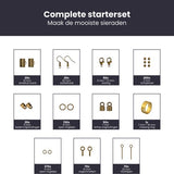Sieraden Maken Starter Set - DIY Zelf Sieraden Maken Starter Set - Oorbellen - Ketting Hanger - Bedel Armbanden - Resin - Juwelen Start Pakket - Koper