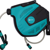 4goodz Wandslangenbox 15 mtr Tuinslang Haspel Autom. - Zwenkbaar 180°
