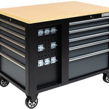 FEISTOS Hektor Mobiele werkbank - 114x73x89 cm - Zwart