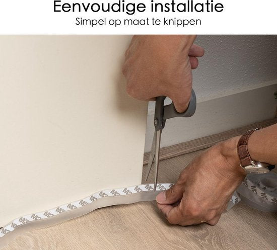 Tochtstrips voor Deuren en Raam Zelfklevend - 5 Meter x 2,5 cm - Transparant – Tochtstrip voor Deur - Tochtband - Sealing Strip – Tocht Strip – Tochtstopper