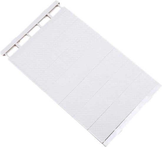 Kastplank - Verstelbaar - Legplank - Draagt tot 25 kg - 53-90x30 cm - Wit