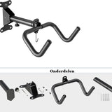 4toolz® Fiets Fiets Ophangsysteem Opklapbaar - Wandbeugel voor fiets