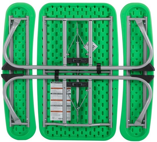Lifetime® Kindertafel Opvouwbaar - Picknickset voor binnen en buiten - Groen
