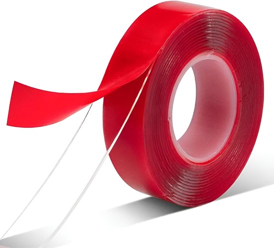 24ME® Montagetape - Dubbelzijdig Tape 1.5 Meter - Transparant - Binnen & Buiten Oplossingen - Nano Tape