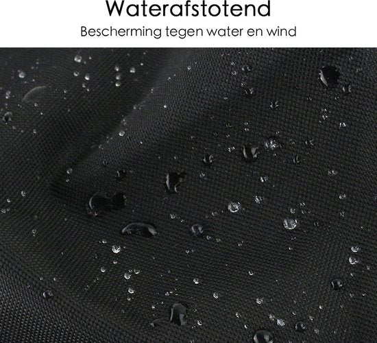 Barbecue Hoes - Waterproof - Verstelbaar - 152x76x120cm - Zwart - BBQ hoes