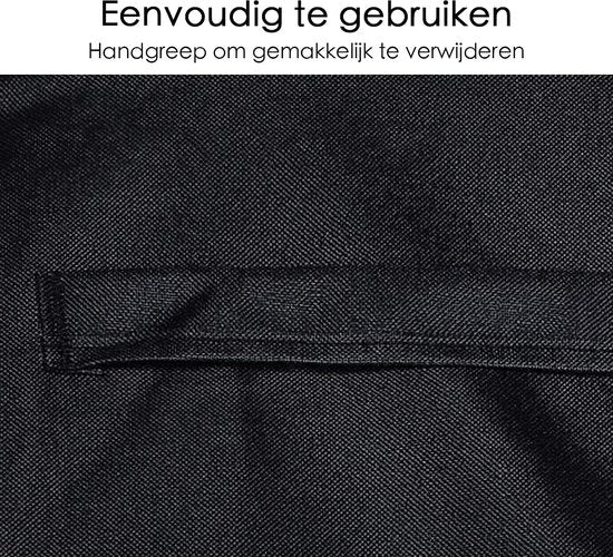 Barbecue Hoes - Waterproof - Verstelbaar - 152x76x120cm - Zwart - BBQ hoes